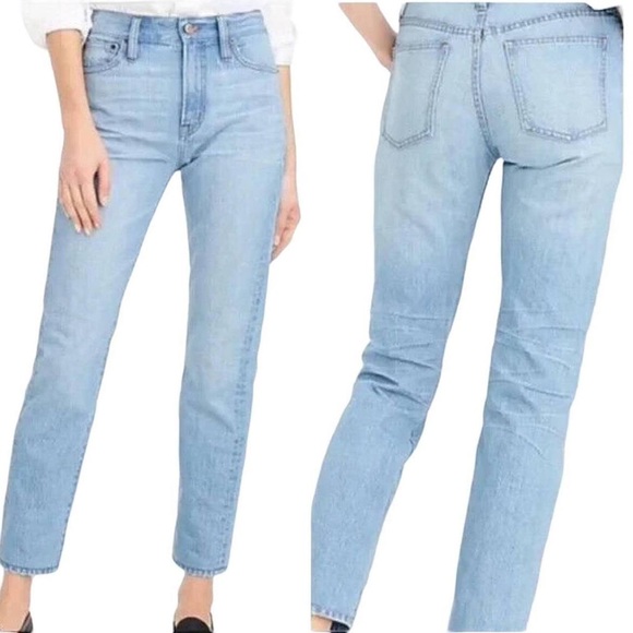 Light Wash 9” High Rise Toothpick Skinny Jeans - Picture 1 of 5